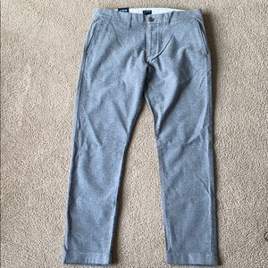 J crew Slim-fit flex brushed twill pant